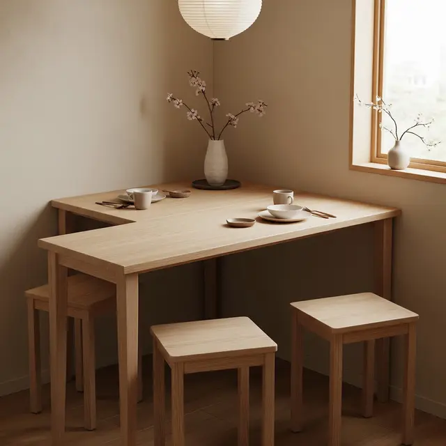 Desain Meja Dapur Minimalis untuk Sudut Rumah