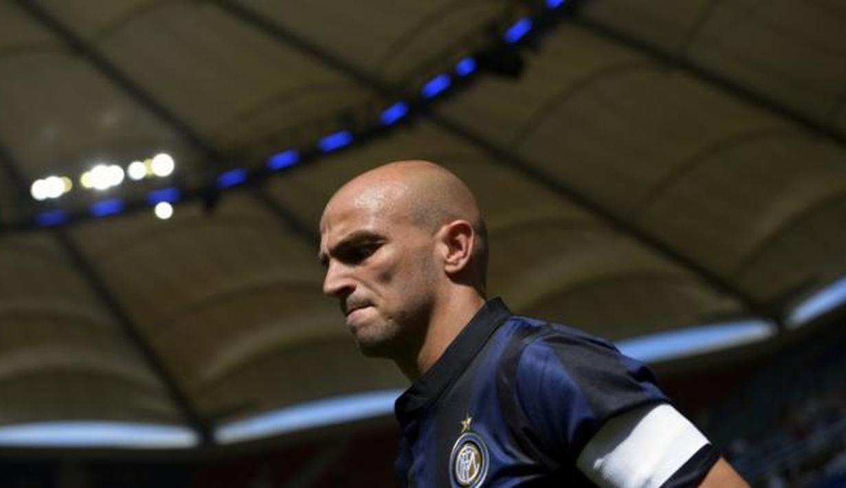 Esteban Cambiasso menjadi pemain dengan profil tinggi musim ini tetapi tampaknya akan hengkang (AFP/Johanners Eisele)