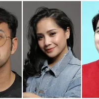 Raffi Ahmad-Nagita Slavina-Billt Syahputra. (Febio Hernanto/Deki Prayoga/Bintang.com)