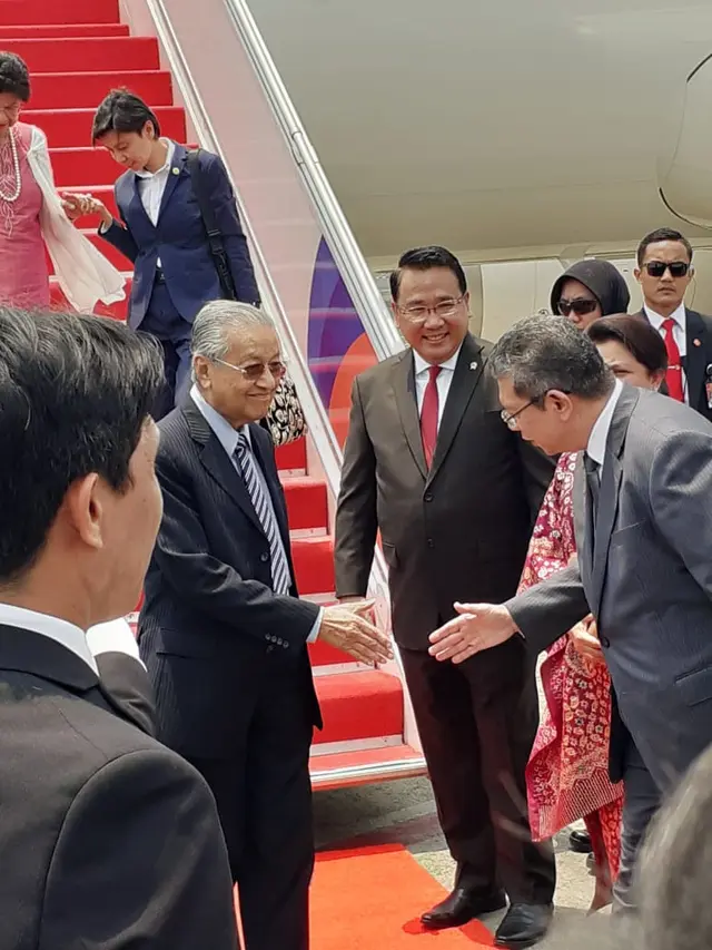 PM Malaysia, Dr. Mahathir Mohamad tiba di Jakarta