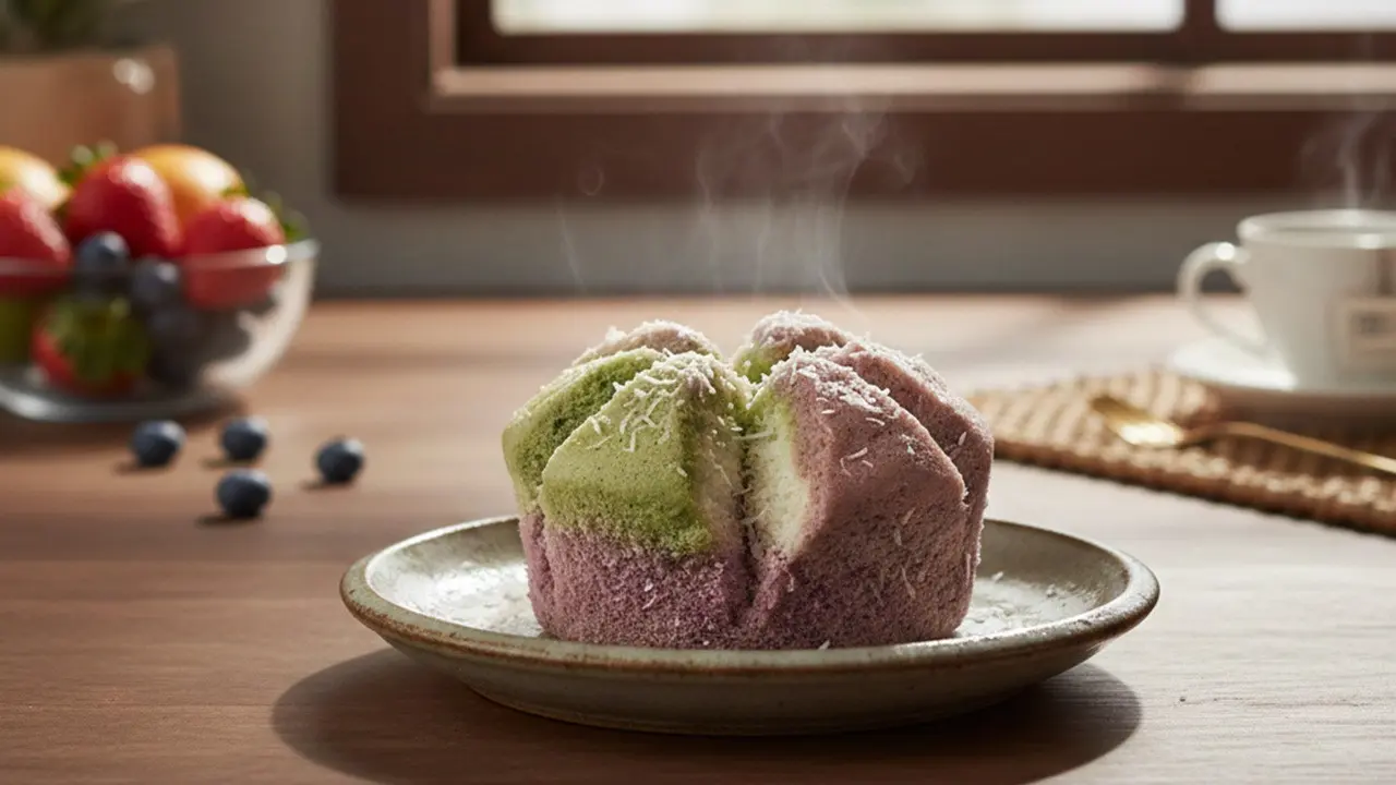ilustrasi kue kukus