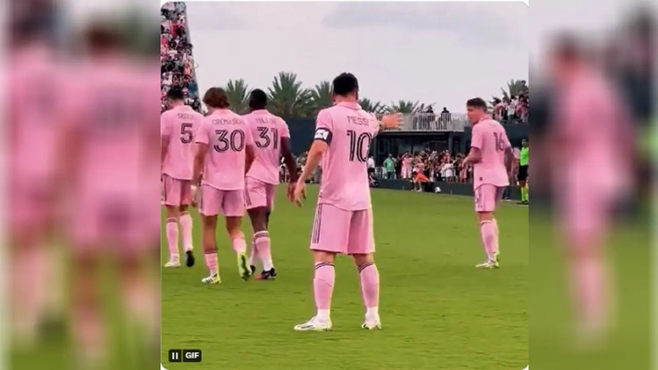 Selebrasi Lionel Messi Saat Inter Miami vs Atlanta United Jadi Sorotan