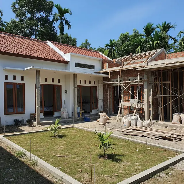 Rumah Sederhana yang Bisa Dibangun Bertahap