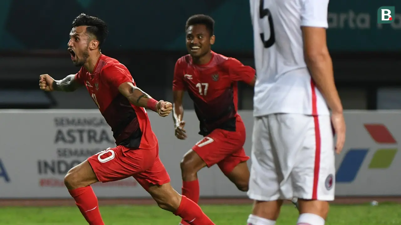 Sepak Bola : Indonesia Vs Hong Kong