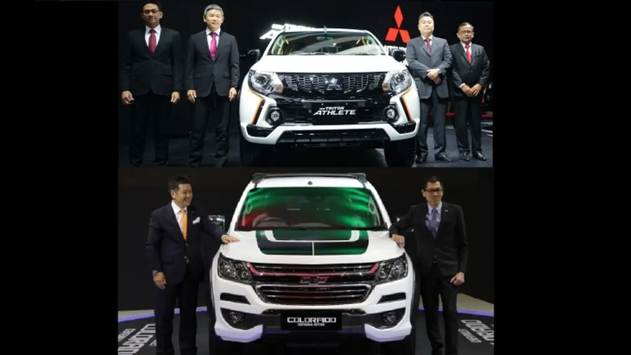 New Mitsubishi Triton Athlete dan Chevrolet Colorado Centennial Edition 2018