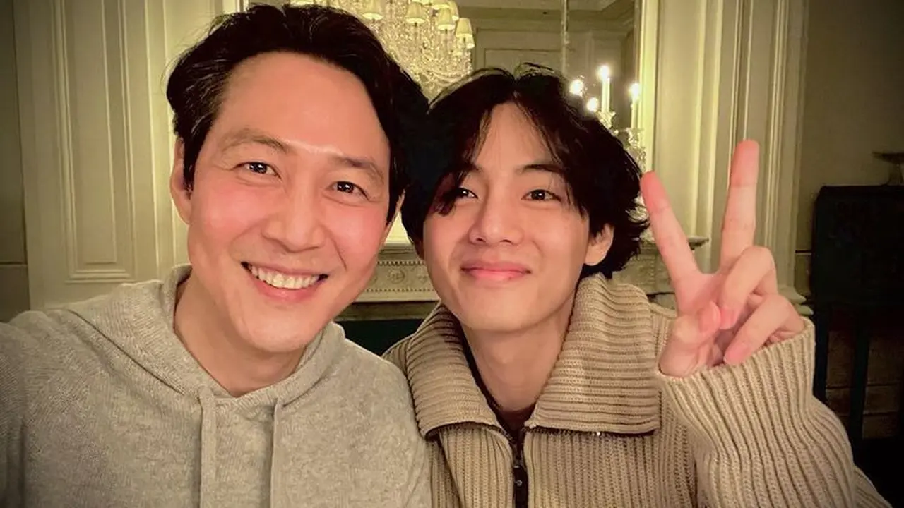 Lee Jung Jae dan V BTS