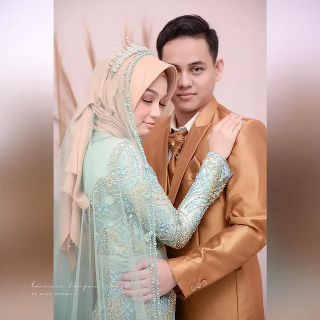 6 Potret Post Wedding Arsyadan Kakak Dinda Hauw dan Asri Kasura, Romantis