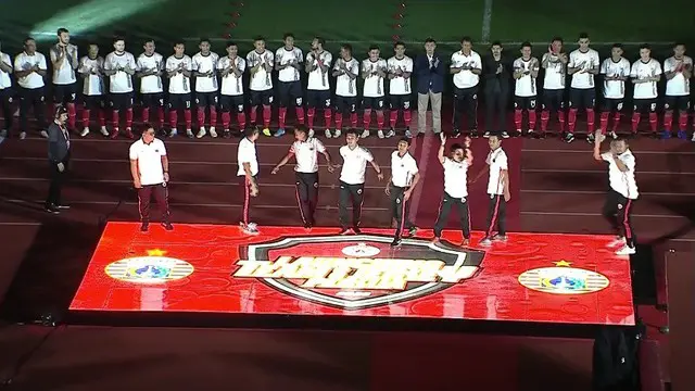 Berita video launching tim Persija Jakarta untuk mengarungi musim 2020 di SUGBK (Stadion Utama Gelora Bung Karno), Senayan, Minggu (23/2/2020).