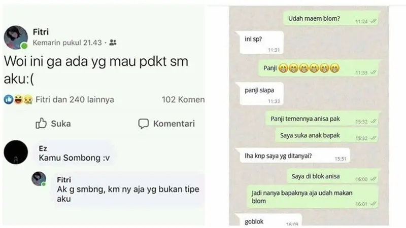 Obrolan Lucu Saat Ditolak Pasangan Ini Bikin Ketawa Miris