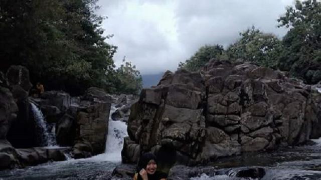 Yuk hilangkan stres di wisata alam celebes canyon di Kabupaten Barru, Sulsel (Liputan6.com Eka Hakim)