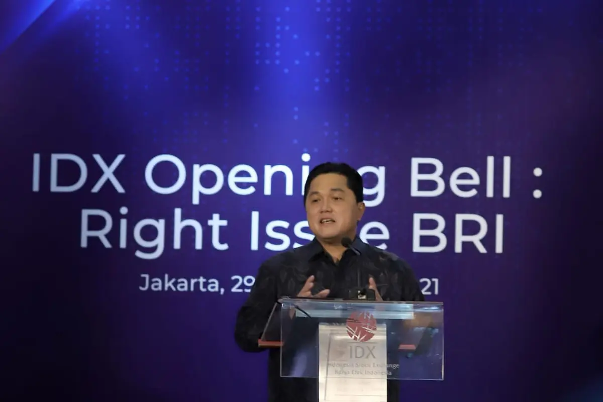 Menteri BUMN RI Erick Thohir