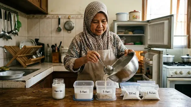 Simpan Sesuai Lama Penggunaan (AI Generated)