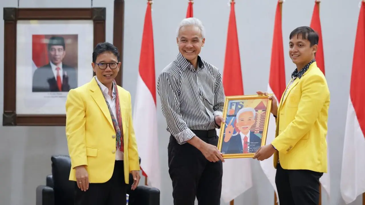Bakal  Calon Wakil Presiden (Bacapres) Ganjar Pranowo mengisi kuliah kebangsaan di FISIP Universitas Indonesia, Senin. (Istimewa)