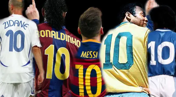 Inilah Pesepak Bola Hebat dengan Nomor Punggung 10