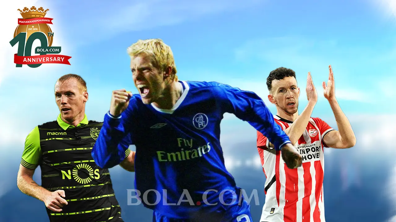 Artikel 10 Tahun Bola.com - Jeremy Mathieu, Eidur Gudjohnsen, Ivan Perisic
