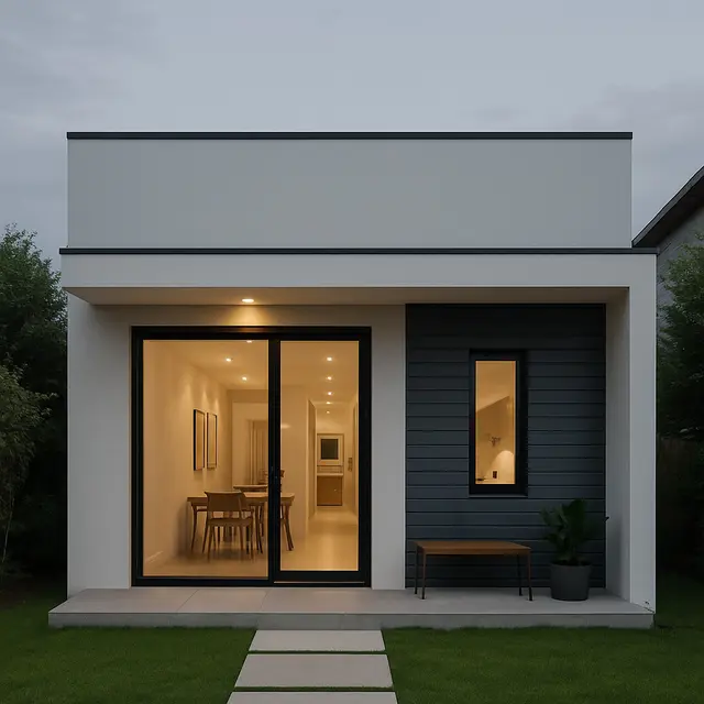 Model Rumah Sederhana 1 Lantai dengan Arsitektur Modern (Foto: ChatGPT)