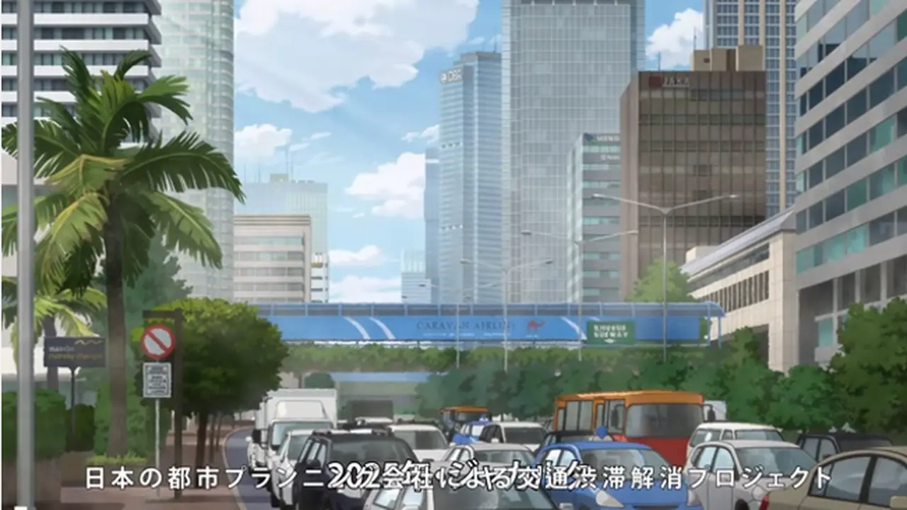 Anime ini Ungkap Cara Hilangkan Macet Jakarta