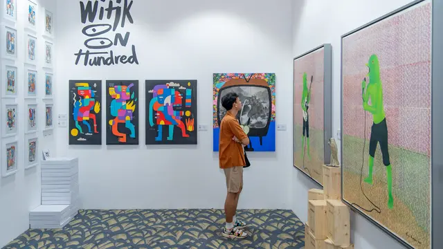Ilustrasi pameran ArtMoments 2025/ArtMoments