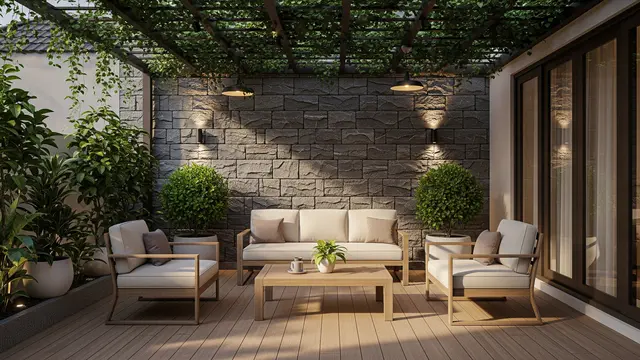 Prompt AI untuk Renovasi Rumah dengan Desain Teras dan Kebun Impian