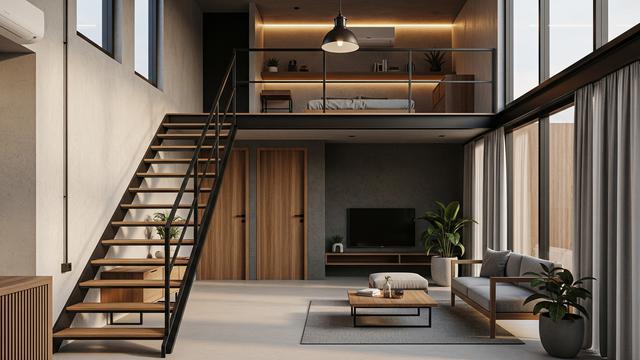 9 Inspirasi Rumah Mezzanine: Solusi Hunian Lahan Terbatas agar Terlihat ...