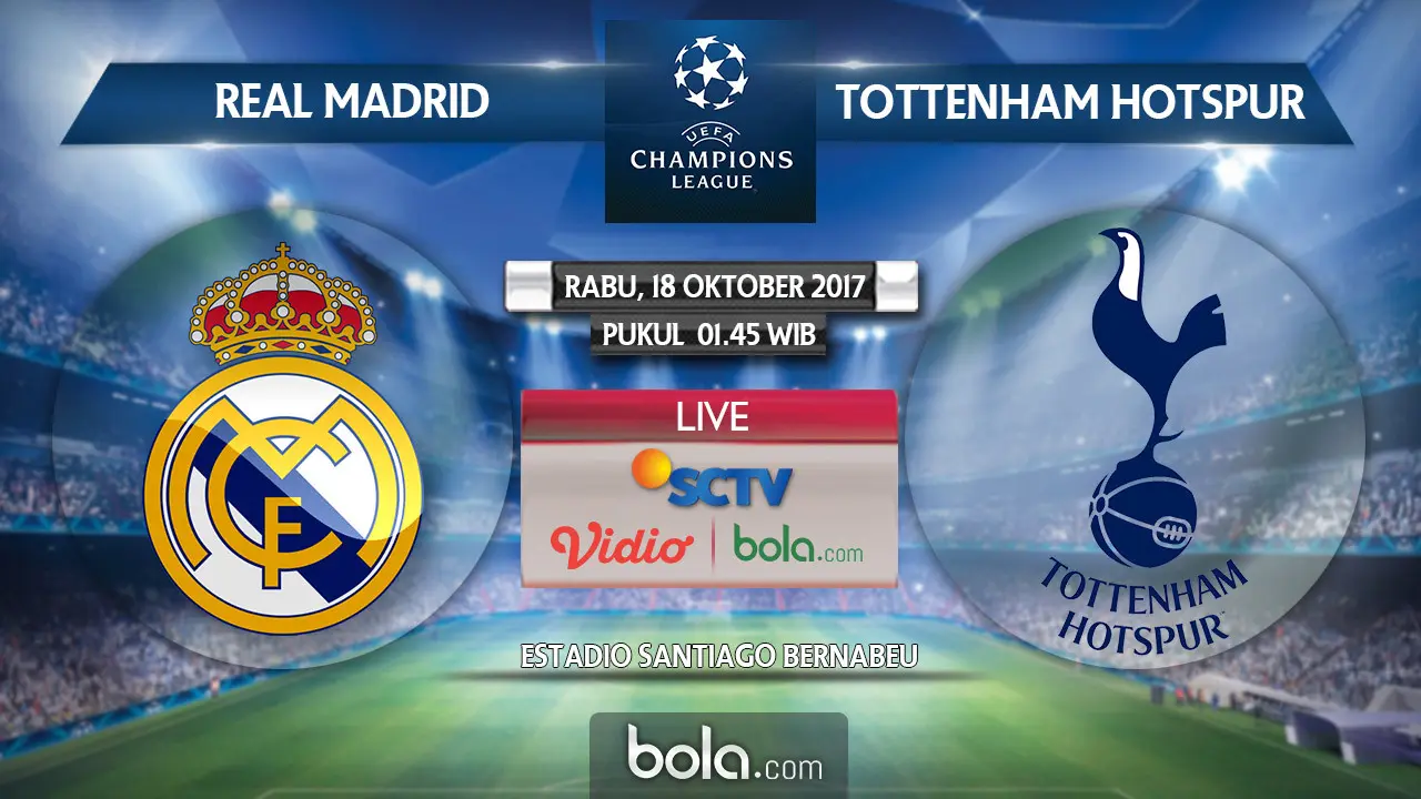 Real Madrid Vs Tottenham Hotspur