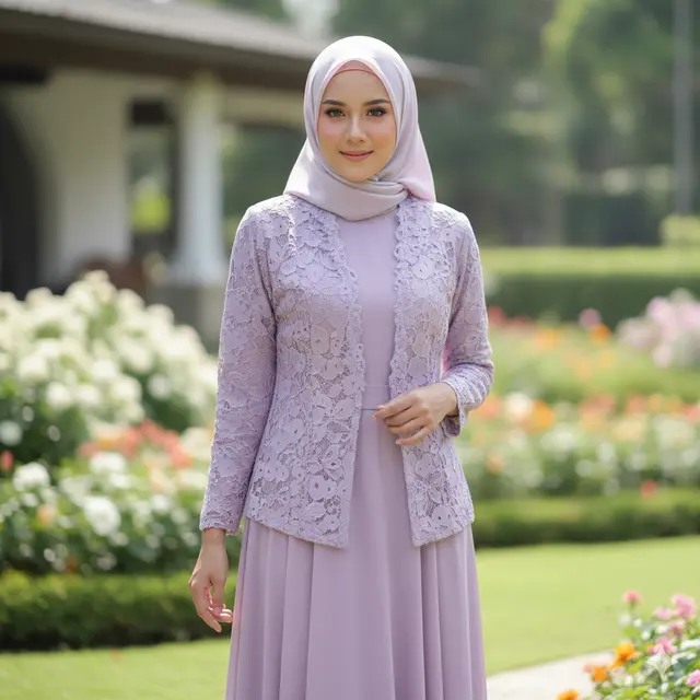 Warna Gamis Blazer Brokat yang Lagi Hits 2025