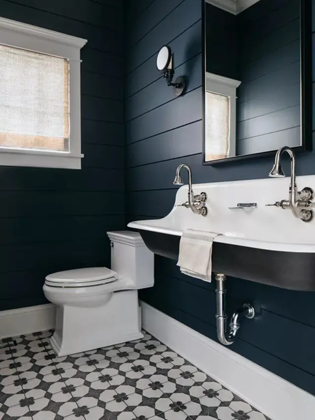 10 Inspirasi Warna Cat untuk Kamar Mandi Kecil, Agar Terlihat Luas