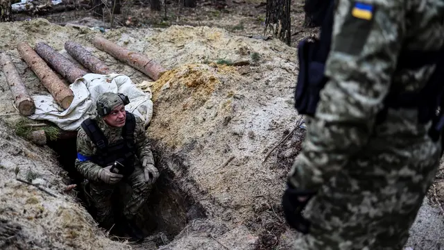 Kamp Rusia yang Ditinggalkan dekat Kiev