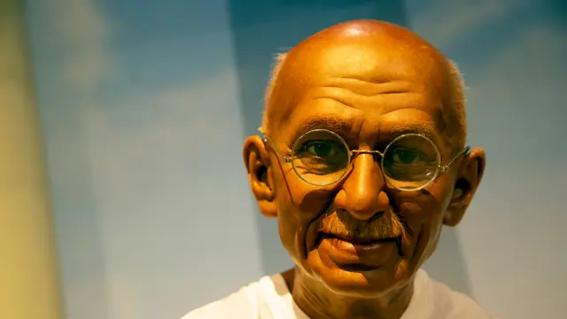 Mahatma Gandhi.