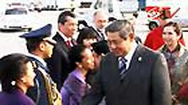 Presiden Yudhoyono Tiba di Jenewa