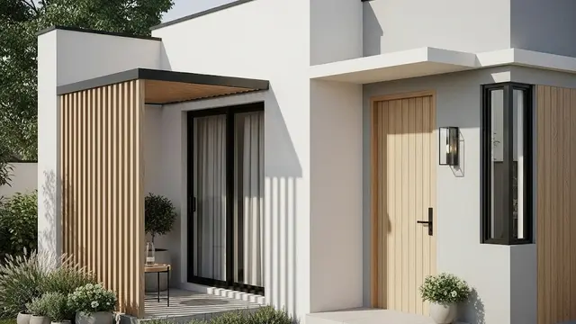 Inspirasi Rumah Kecil Modern Bergaya Pinterest Clean Estetik (Image by Gemini AI)