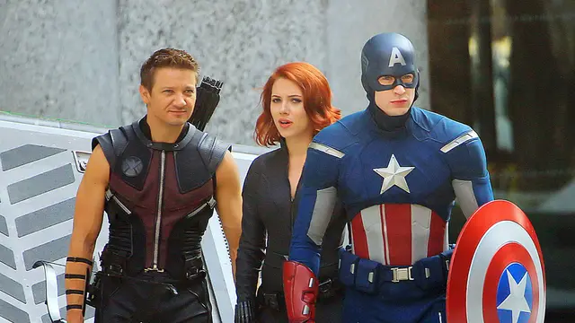 Hawkeye, Captain America, Black Widow