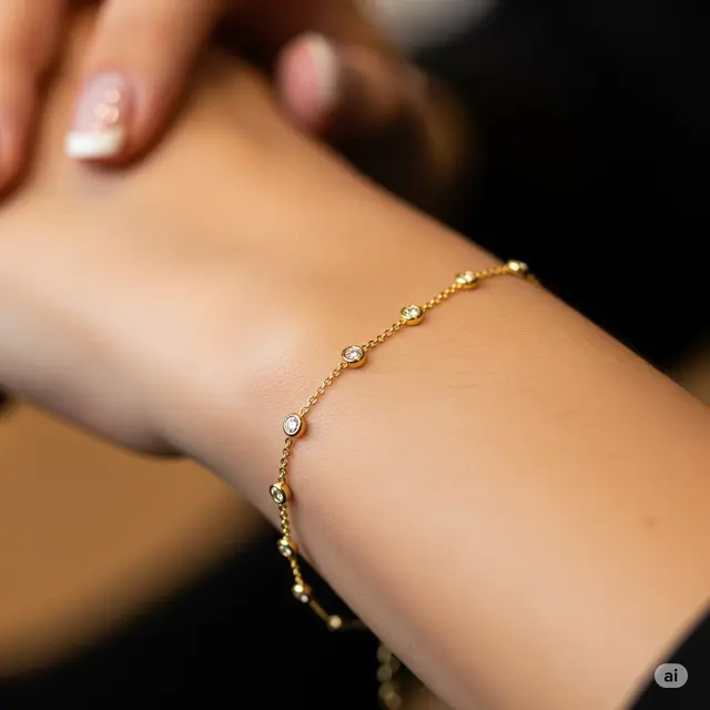 Gelang Berlian Minimalis