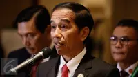 Presiden RI, Joko Widodo (Jokowi) setujui hukuman kebiri bagi pelaku kejahatan seksual. (Liputan6.com/Faizal Fanani)