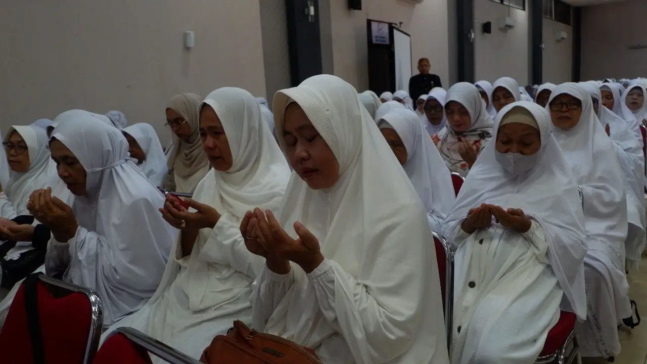 Calon Jemaah Haji asal Purbalingga, Jawa Tengah 2024. (Foto: Liputan6.com/Kominfo PBG)