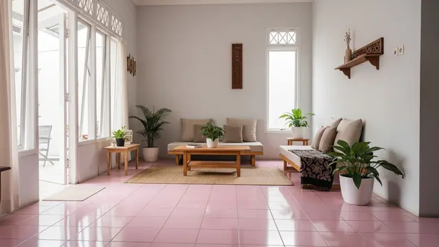 Warna Keramik yang Membuat Rumah Kecil Terasa Lebih Luas/Foto: AI Generated