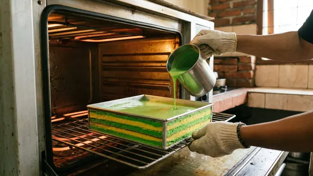 Resep Kue Putri Kandis Khas Jambi dengan Lapisan Warna Menarik