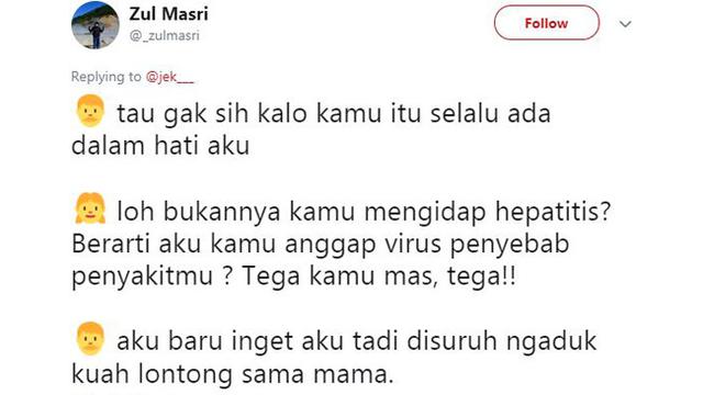 Deretan Twit Gagal Gombal Ala Warganet Bikin Ngenes Tapi Ngakak Citizen6 Liputan6 Com