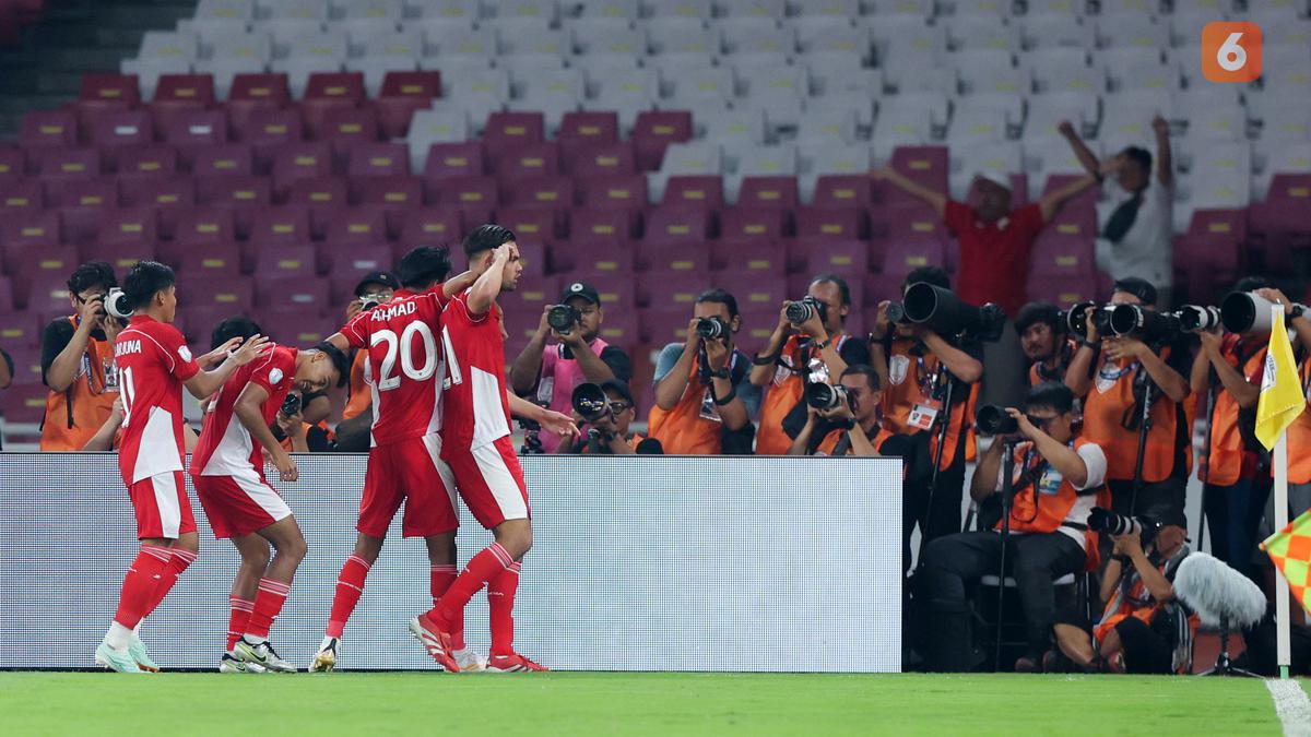 Timnas Indonesia U-23 Pesta Gol Lawan Brunei tapi Kursi Stadion Banyak yang Kosong, Apa Kata Erick Thohir?