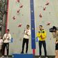 Atlet Panjat Tebing Indonesia Veddriq Leonardo dan Kiromal Katibin berjaya di The World Games 2022