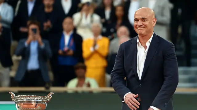 Mantan petenis dunia, Andre Agassi