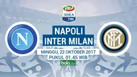 Serie A 2017-2018 Napoli Vs Inter Milan (Bola.com/Adreanus Titus)