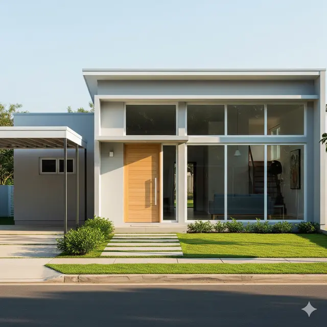Desain Rumah Minimalis Sederhana 7x10. via Gemini