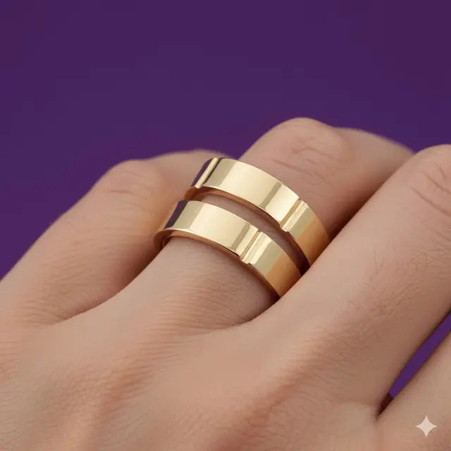 Model Cincin Emas Spiral Unik 2 Gram by Gemini