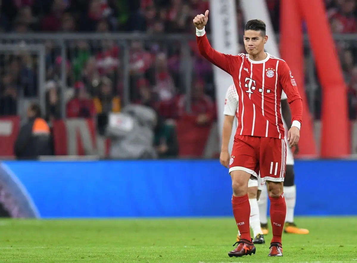 James Rodriguez dipinjamkan Real Madrid ke Bayern Munchen pada musim panas lalu. (doc. Bayern Munchen)