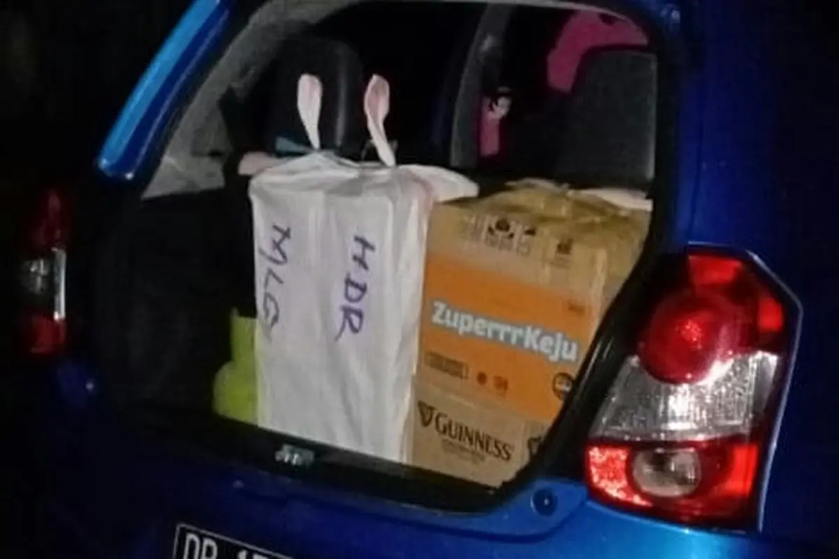 Barang bukti berupa miras ilegal yang disita Polres Kepulauan Talaud dari sejumlah cafe.