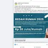 Cek Fakta: Tidak Benar Link Pendaftaran Bantuan Bedah Rumah 2025