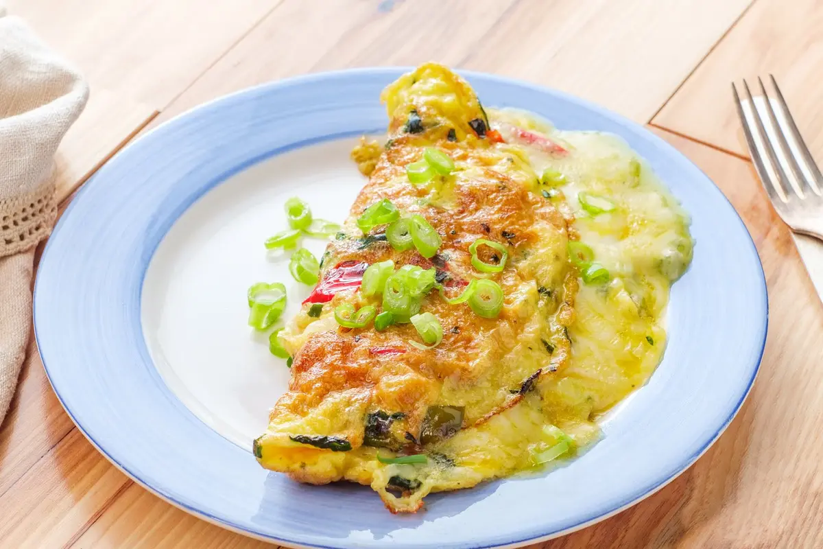 omelet keju