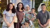 Potret Gaya Summer Para Tamu Ulang Tahun Aurel Hermansyah ke-27 di Bali. [@cygahhafamily]