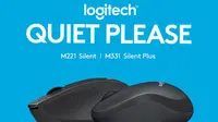 M331 Silent Plus dan M221 Silent, mouse 'sunyi' pertama Logitech. (Foto: Lowyat)